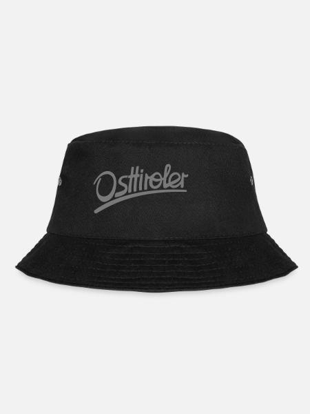 Ost Tiroler Schriftzug - Bucket Hat - Schwarz