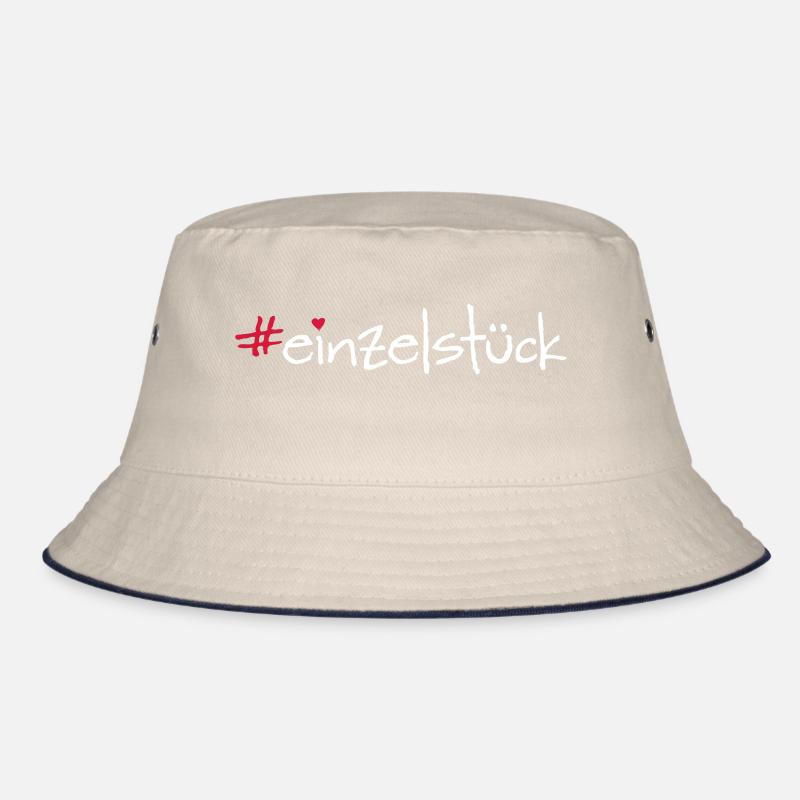 Einzelstück weiß Bucket Hat