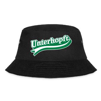 Unterhopft Bier T-Shirt Sprüche Design - Bucket Hat - Schwarz - Vorne - Lela (165cm)