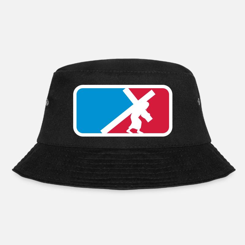 Crucifixion, drag, heavy, last, jesus, god, condem - Bucket Hat - black