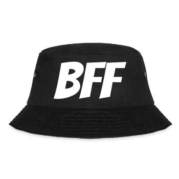BFF ! personalisierbar - Bucket Hat - Schwarz - Vorne - Lela (165cm)