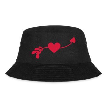 Coeur rouge Flèche Amor Pointe de flèche Amour amour - Bob - noir - Devant - Lela (165cm)