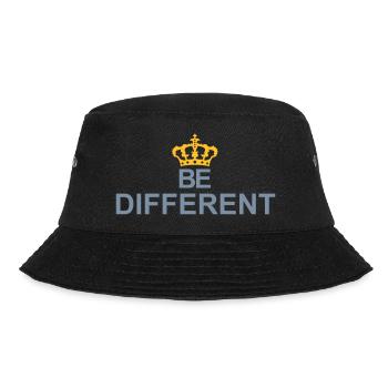 Be different Logo Design - Bucket Hat - black - Front - Lela (165cm)