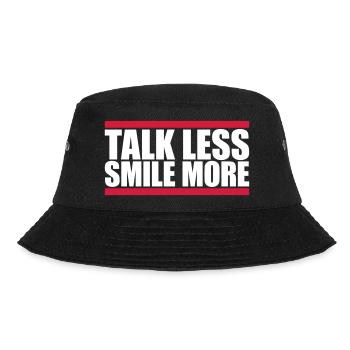 talk less smile more - Bucket Hat - black - Front - Lela (165cm)