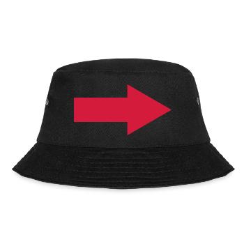 arrow - Bucket Hat - black - Front - Lela (165cm)
