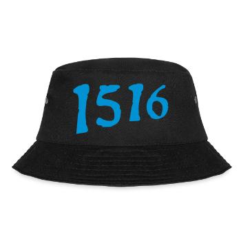 1516_vec_1 en - Bucket Hat - black - Front - Lela (165cm)