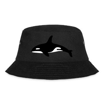 Killer whale shark ocean - Bucket Hat - black - Front - Lela (165cm)