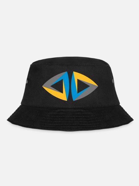 Dreieck unmögliche Figur Escher Geometrie Hipster - Bucket Hat - Schwarz