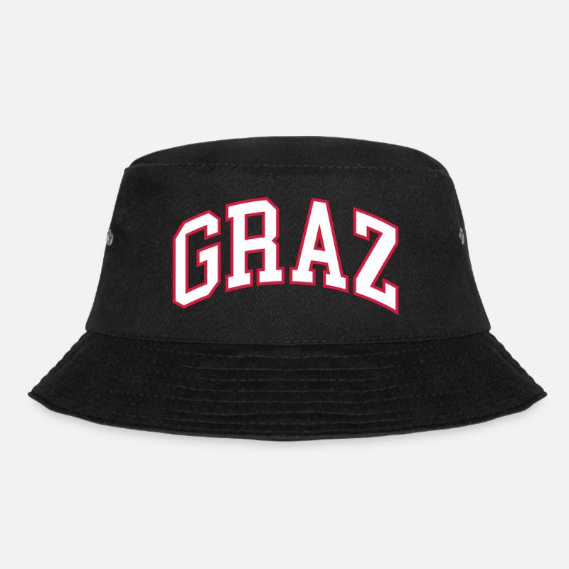 Graz - Bucket Hat - Schwarz
