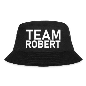 team robert weiß - Bucket Hat - Schwarz - Vorne - Lela (165cm)