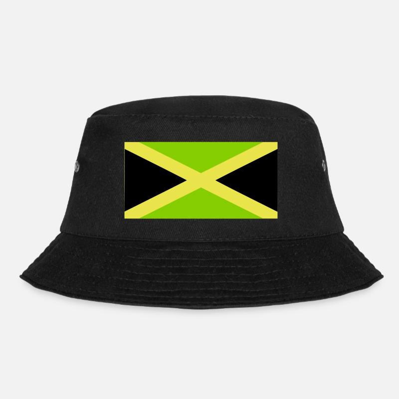 Jamaica flag - Bucket Hat - black