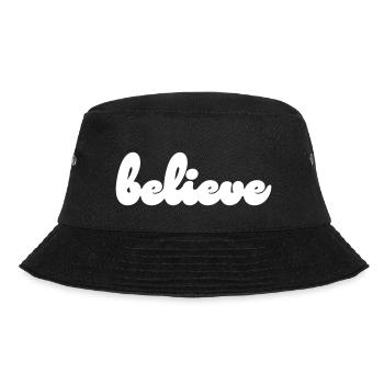 believe - Bucket Hat - black - Front - Lela (165cm)