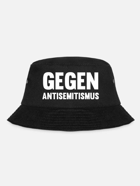 Gegen Antisemitismus - Bucket Hat - Schwarz