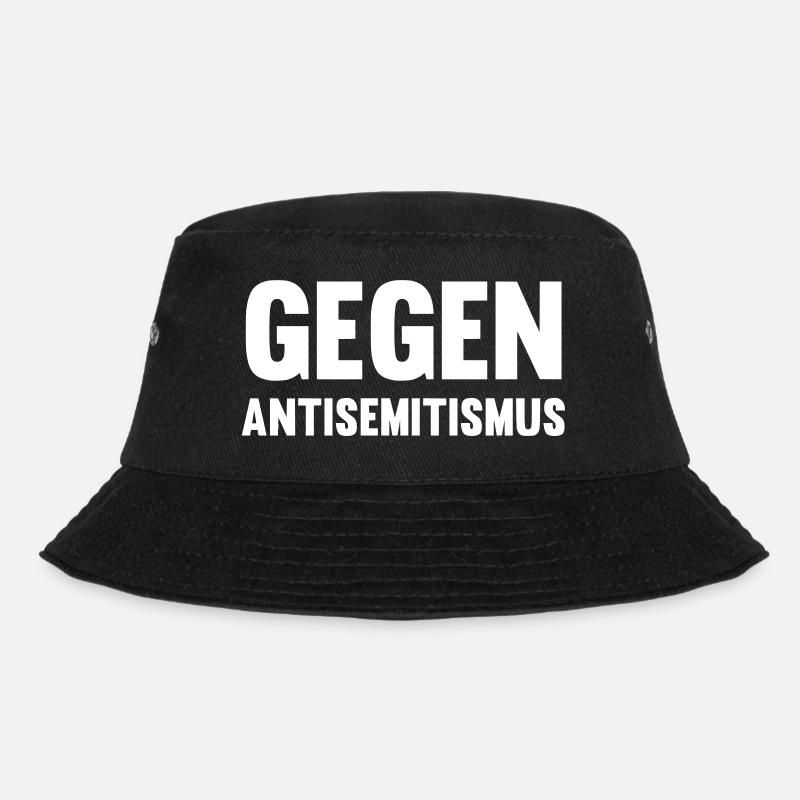 Gegen Antisemitismus - Bucket Hat - Schwarz