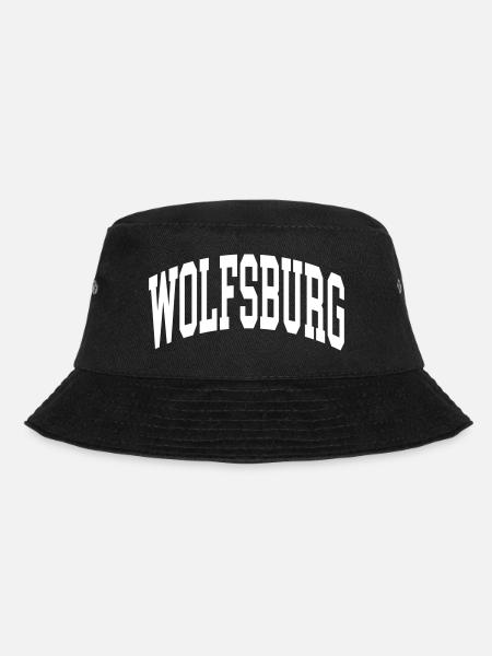 Wolfsburg - Bucket Hat - Schwarz