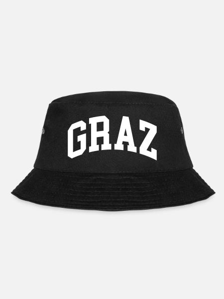 Graz - Bucket Hat - Schwarz