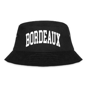 Bordeaux - Bucket Hat - Schwarz - Vorne - Lela (165cm)