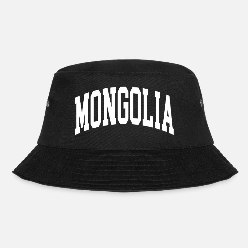 Mongolei - Bucket Hat - Schwarz