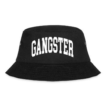 Gangster - Bucket Hat - Schwarz - Vorne - Lela (165cm)