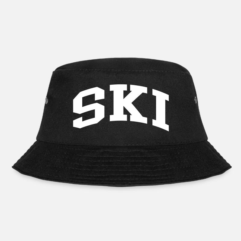 Ski - Bucket Hat - Schwarz