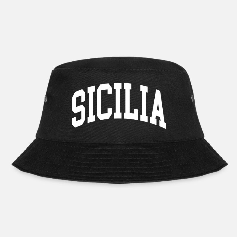 Sicilia - Bucket Hat - black