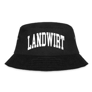 Landwirt - Bucket Hat - Schwarz - Vorne - Lela (165cm)