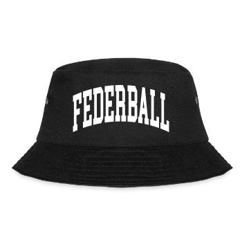 Federball - Bucket Hat - Schwarz - Vorne - Lela (165cm)