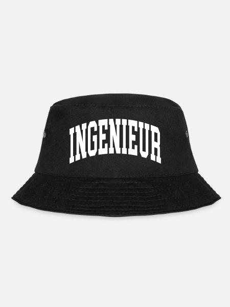 Ingenieur - Bucket Hat - Schwarz