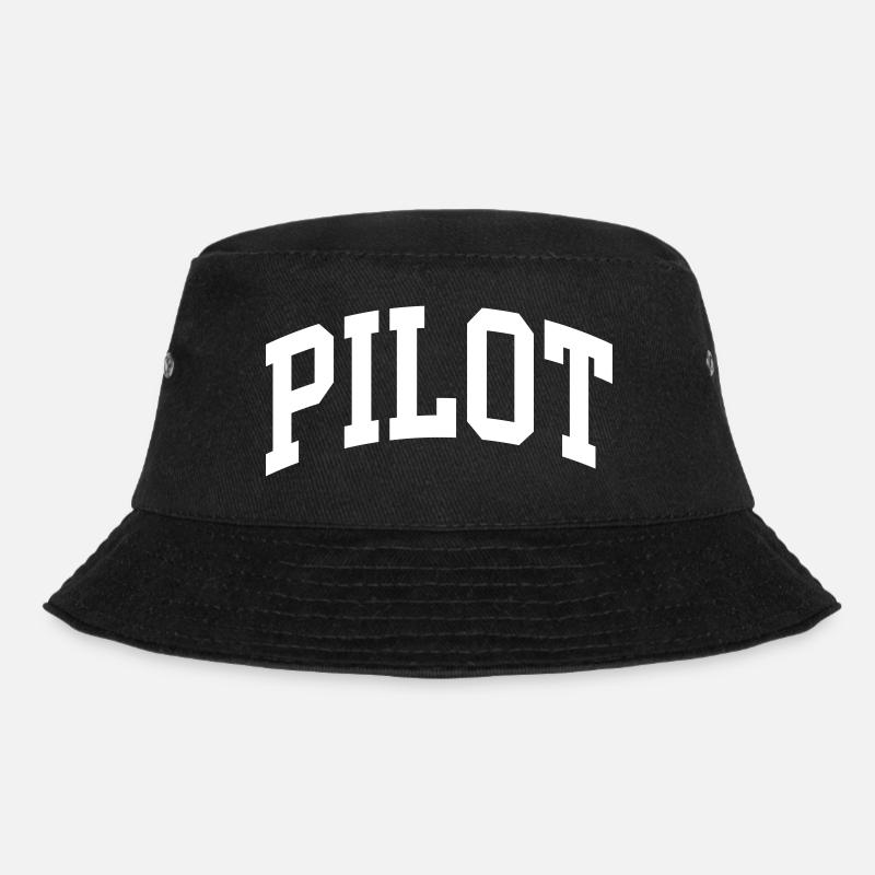 Pilot - Bucket Hat - Schwarz