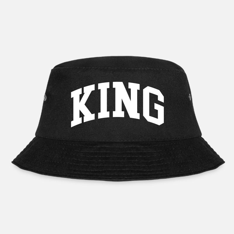 King - Bucket Hat - Schwarz