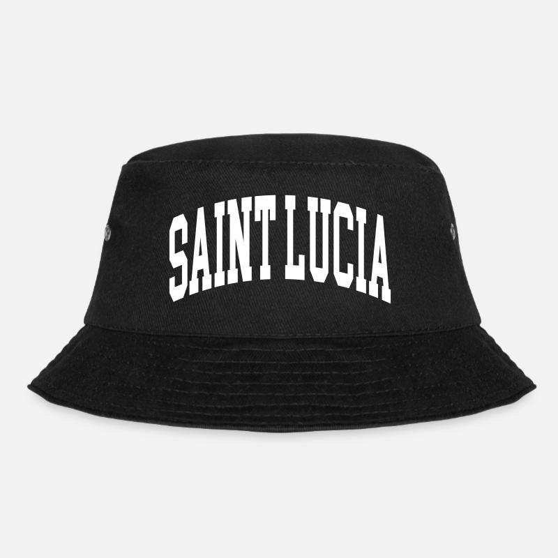 Saint Lucia - Bucket Hat - black