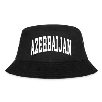 Aserbaidschan - Bucket Hat - Schwarz - Vorne - Lela (165cm)