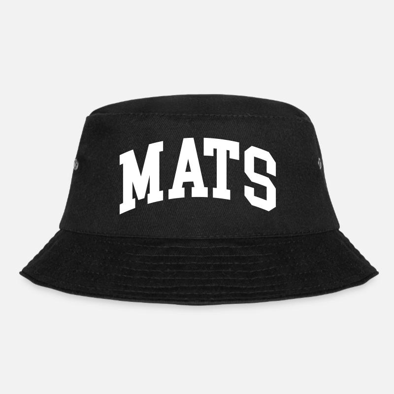 Mats - Bucket Hat - Schwarz