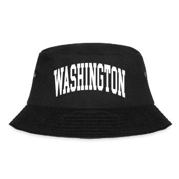 Washington - Bucket Hat - Schwarz - Vorne - Lela (165cm)