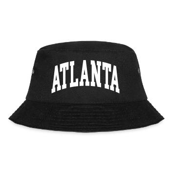 Atlanta - Bucket Hat - Schwarz - Vorne - Lela (165cm)