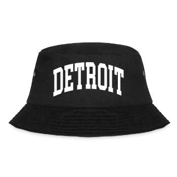 Detroit - Bucket Hat - Schwarz - Vorne - Lela (165cm)
