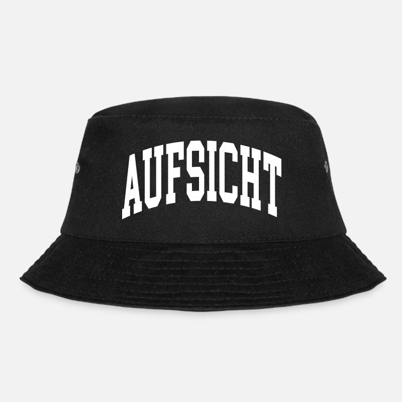 Aufsicht - Bucket Hat - Schwarz