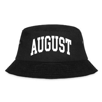 August - Bucket Hat - Schwarz - Vorne - Lela (165cm)