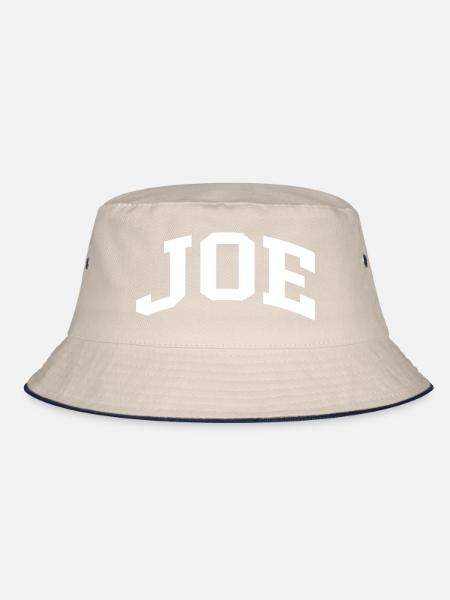Joe - Bucket Hat - Natur/Navy - Vorne