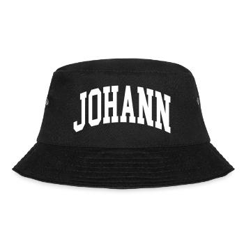 Johann - Bucket Hat - Schwarz - Vorne - Lela (165cm)