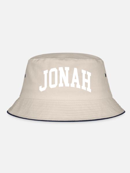 Jonah - Bucket Hat - Natur/Navy - Vorne