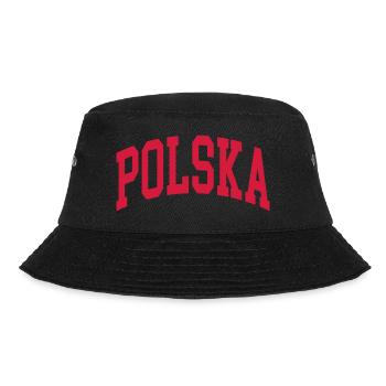 Polska - Bucket Hat - Schwarz - Vorne - Lela (165cm)