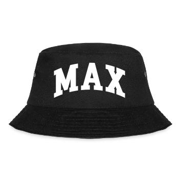 Max - Bucket Hat - Schwarz - Vorne - Lela (165cm)