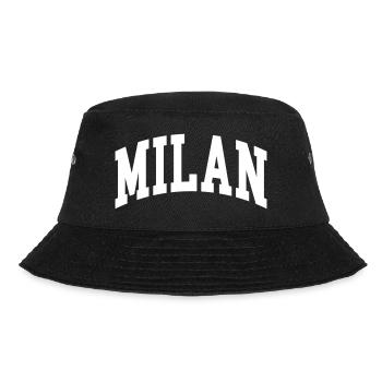 Milan - Bucket Hat - Schwarz - Vorne - Lela (165cm)