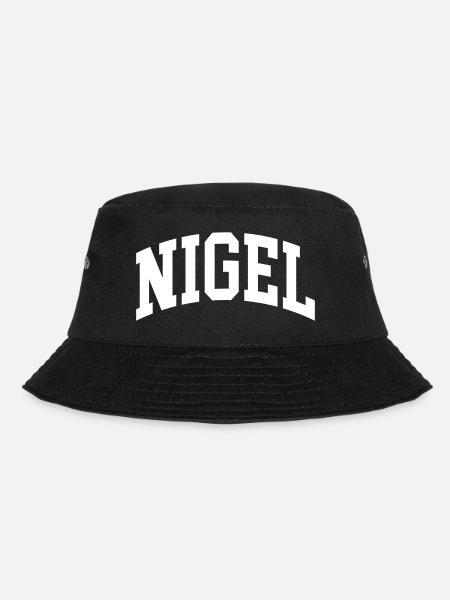 Nigel - Bucket Hat - black