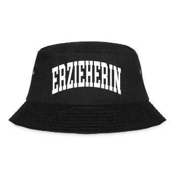 Erzieherin - Bucket Hat - Schwarz - Vorne - Lela (165cm)