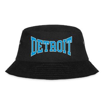Detroit - Bucket Hat - Schwarz - Vorne - Lela (165cm)