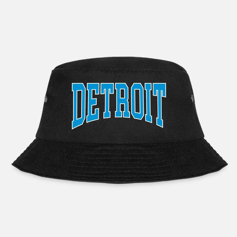 Detroit - Bucket Hat - Schwarz