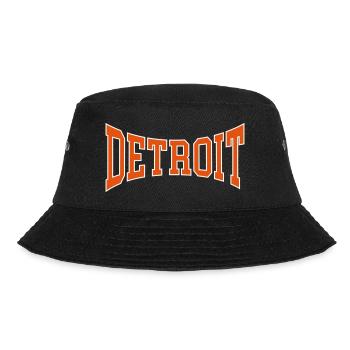 Detroit - Bucket Hat - Schwarz - Vorne - Lela (165cm)