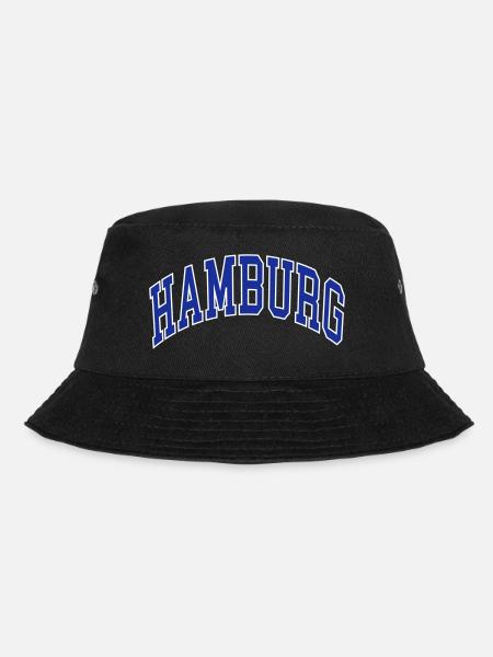 Hamburg - Bucket Hat - Schwarz